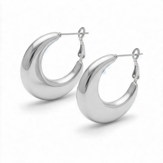 Orecchini Luna square