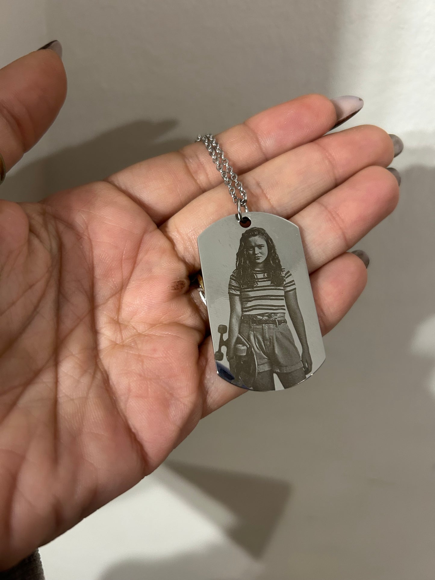 Collana Placchetta con Incisione Personalizzata