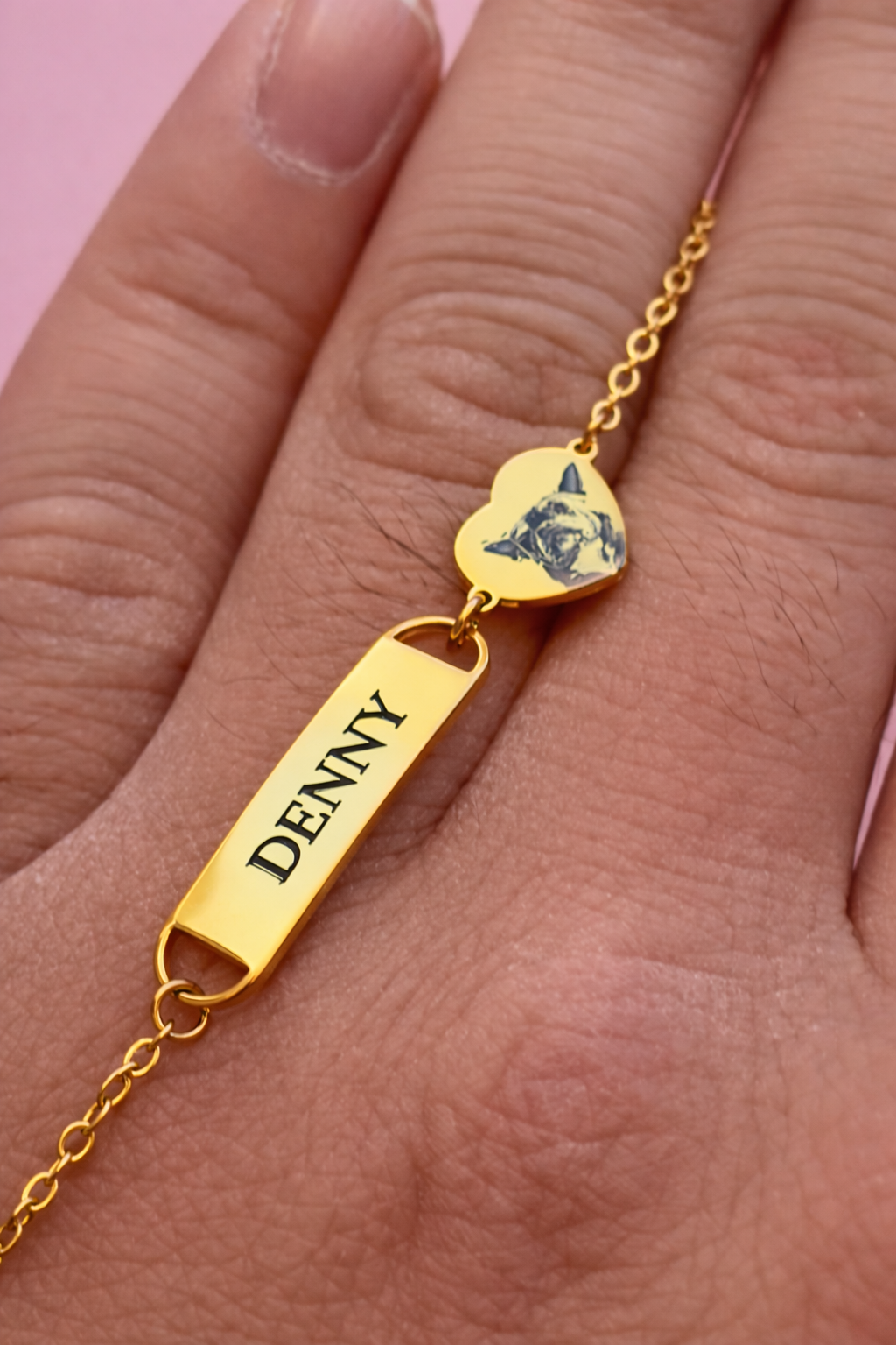 Bracciale Nastea mini tag personalizzabile