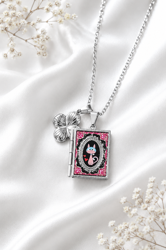 Collana Nastea Secret Cat personalizzabile
