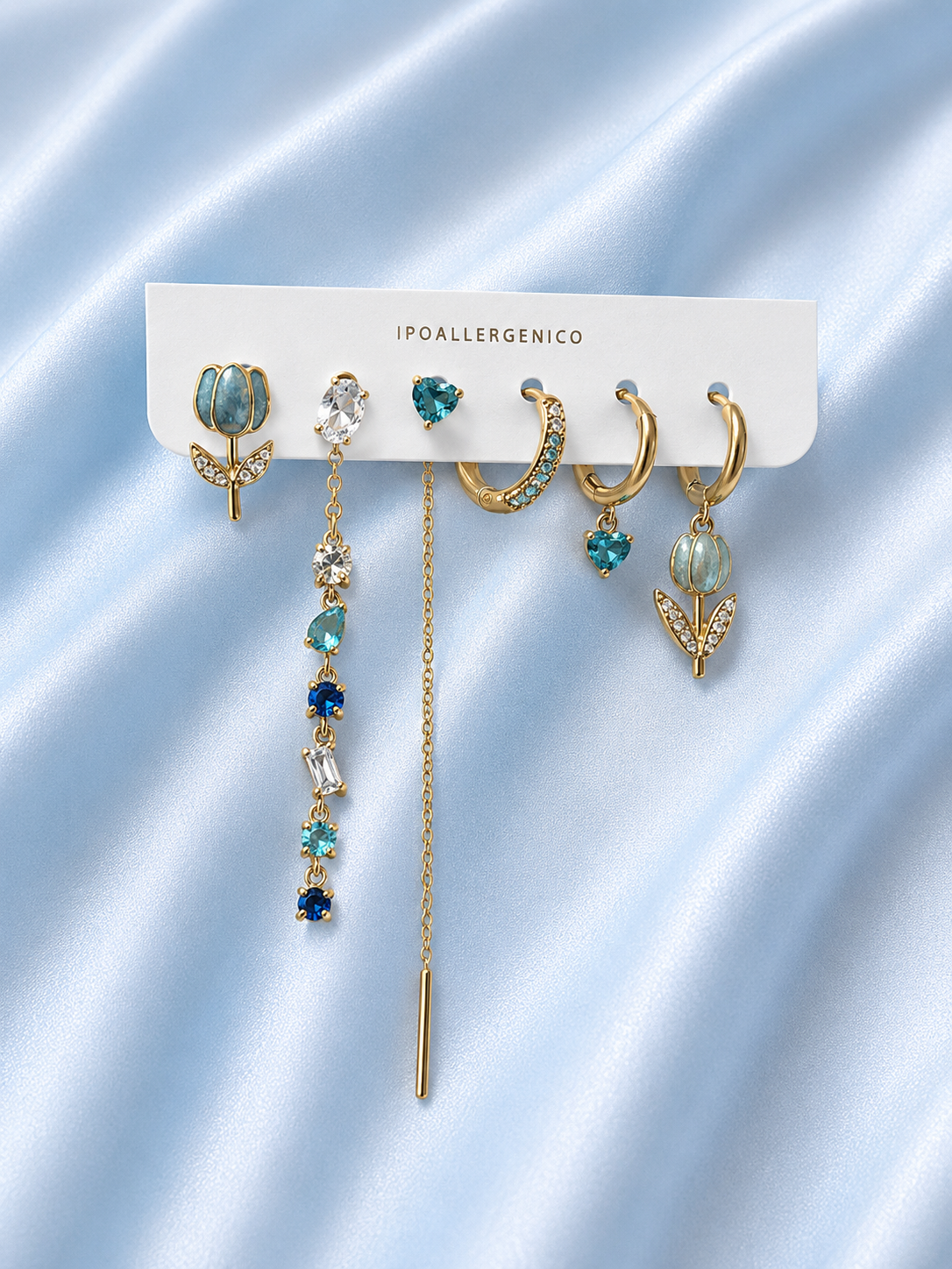 Set 6 Orecchini Oceania