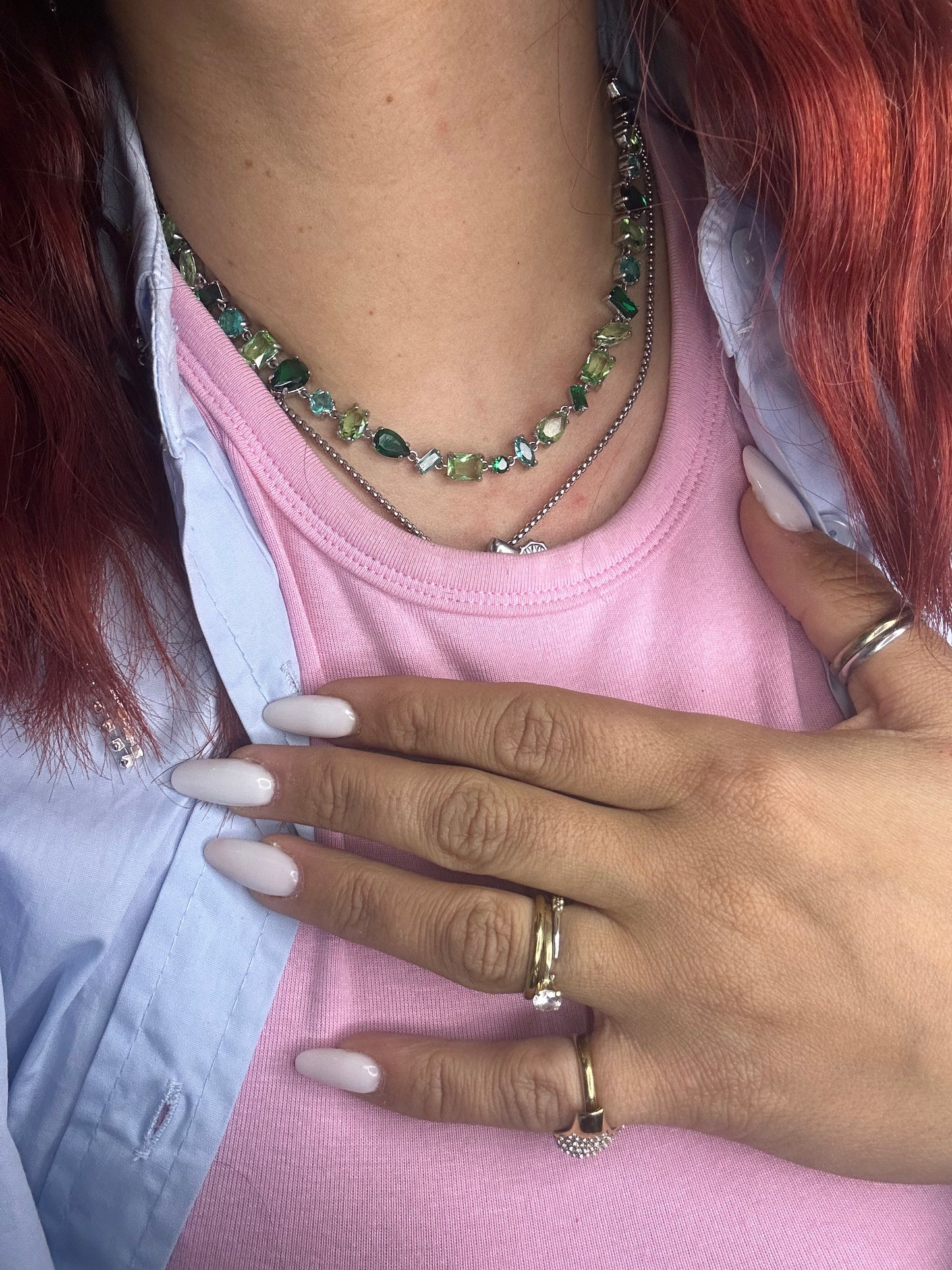 Collana Crystal Verde