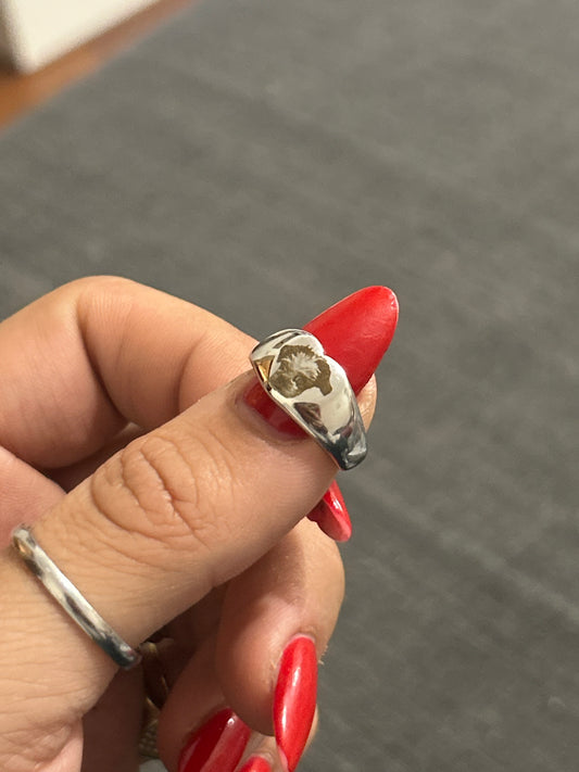 Anello Cuore Nastea regolabile personalizzabile