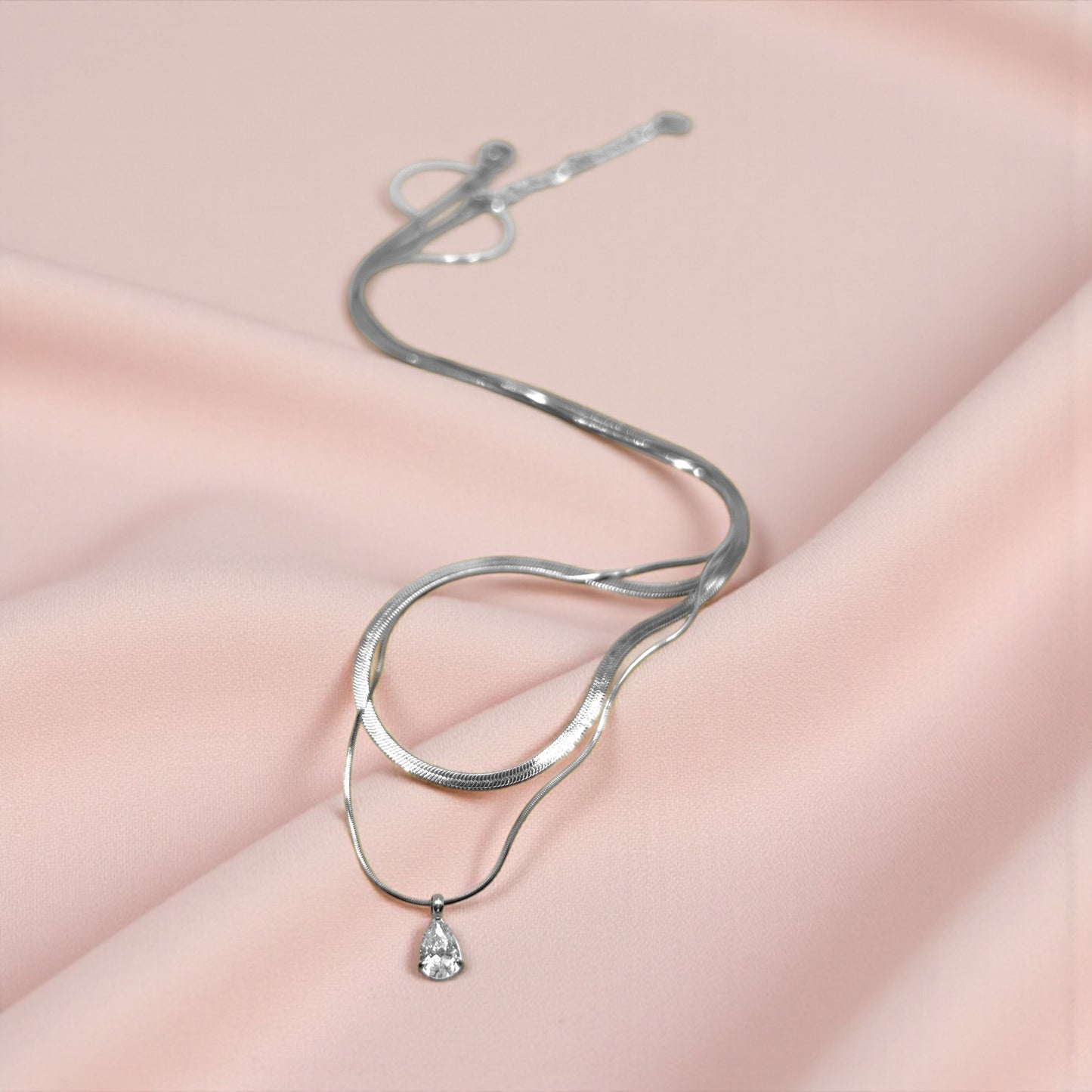 Collana Doppio Snake Luce