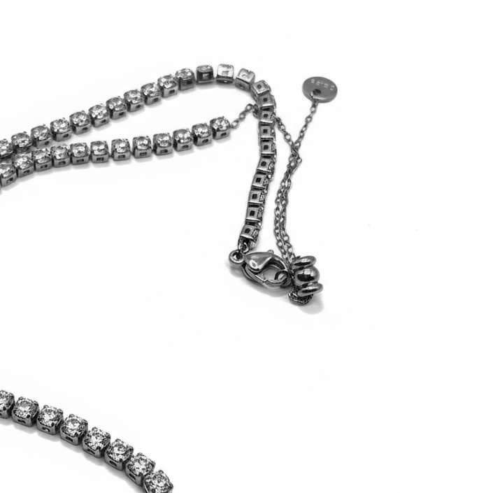 Collana Tennis 2mm con cursore