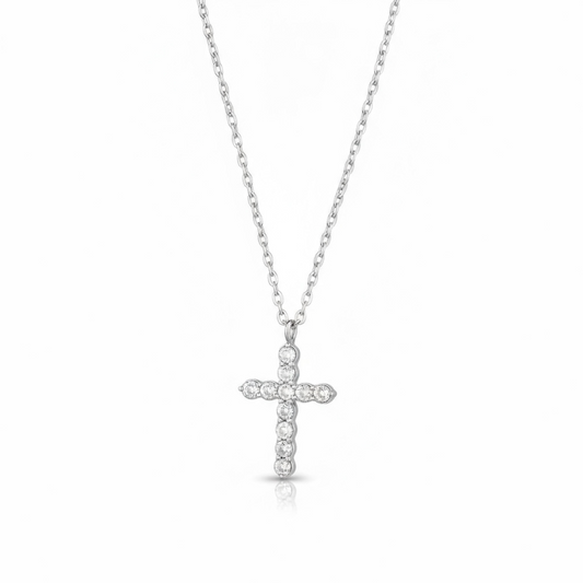 Collana crystal Cross