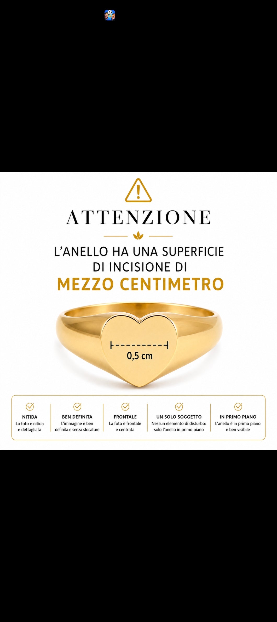 Anello nastea mini love