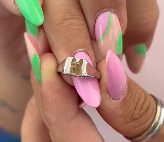 Anello Nastea mini tag personalizzabili (guarda foto prima di acquistare)