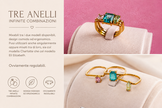Anello tris Charlotte