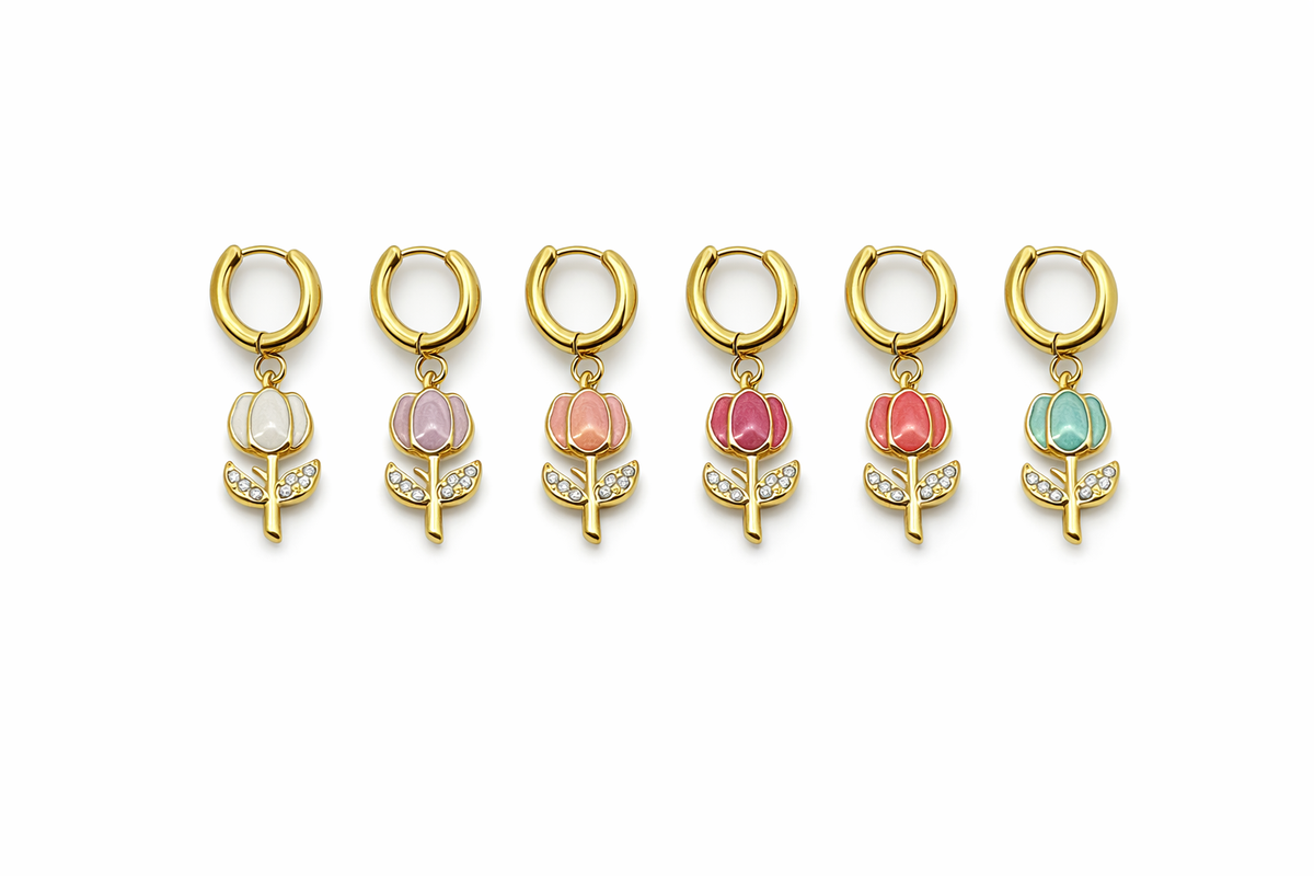 Orecchini Tulipán (set)