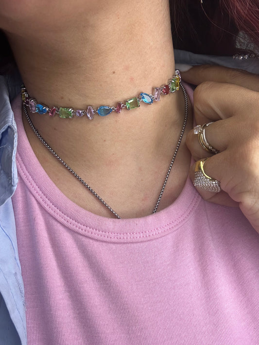 Collana Crystal Multicolor