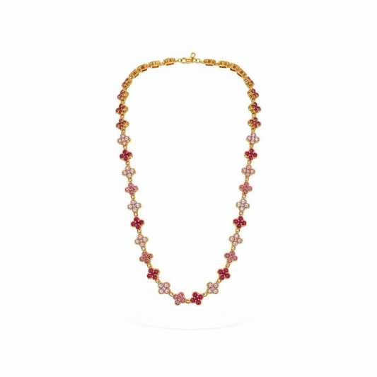 Collana Floralis rosa