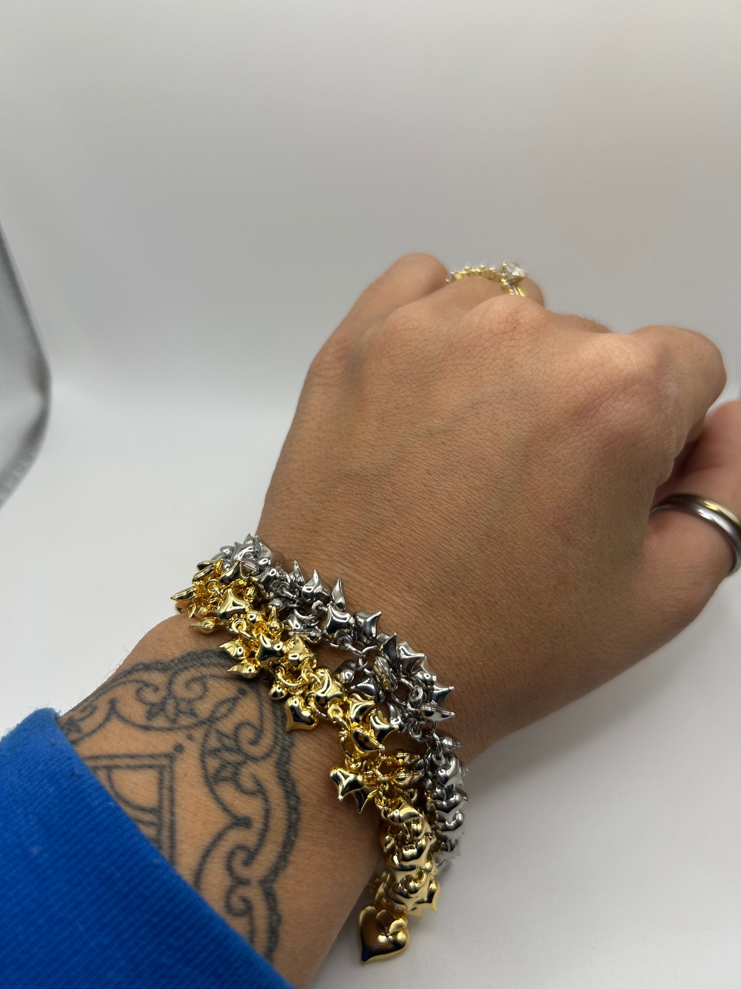 Bracciale Mille cuori sonaglio