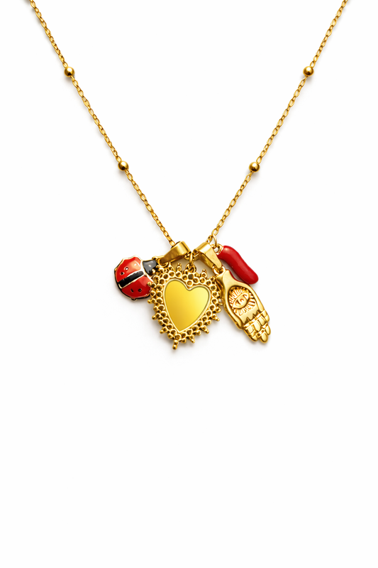 Collana Nastea Lucky charms personalizzabile