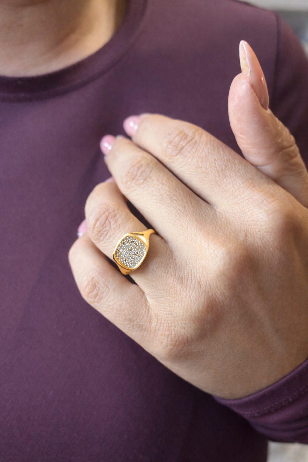 Anello Stardust square
