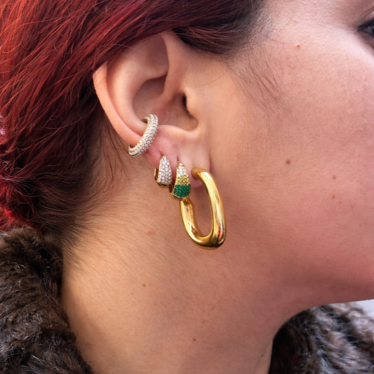 Combo orecchie by Nathy (3 paia di orecchini+earcuff)