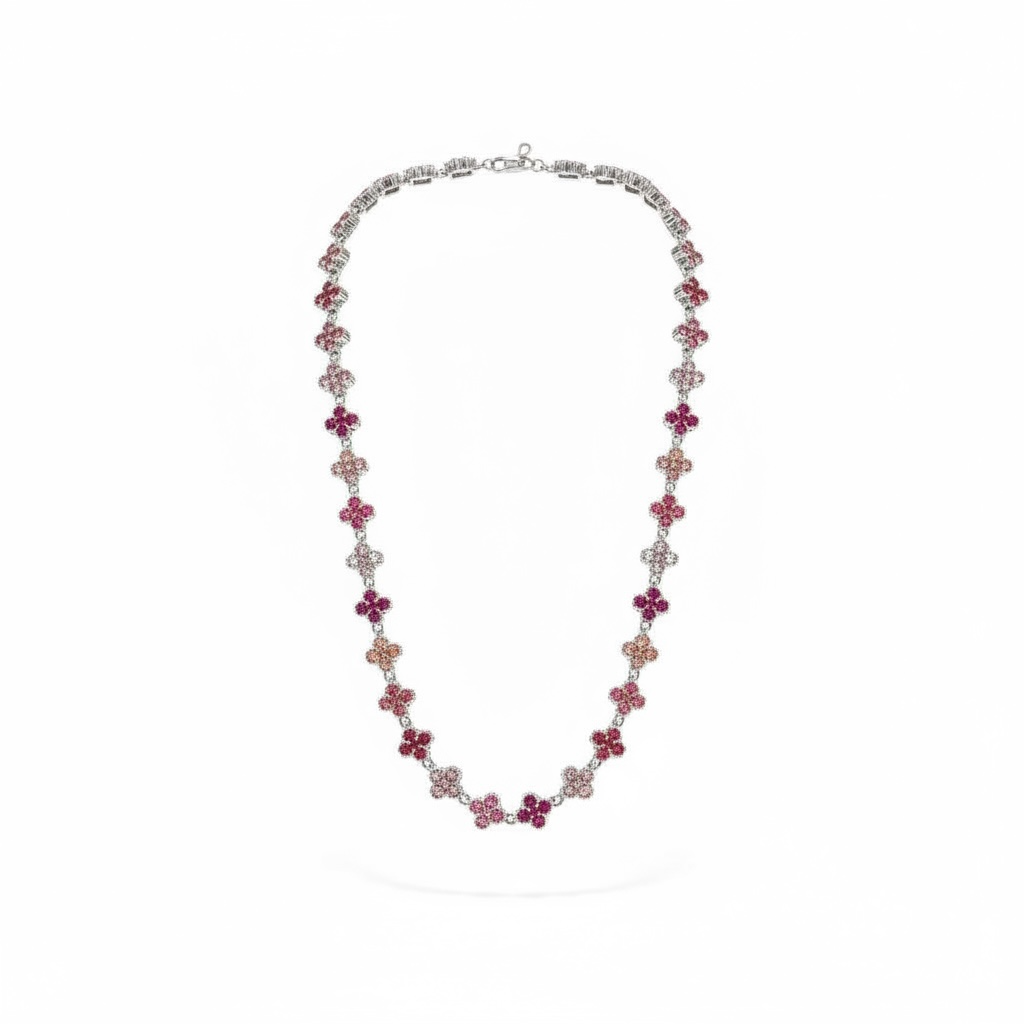 Collana Floralis rosa