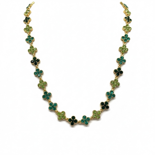 Collana Floralis verde