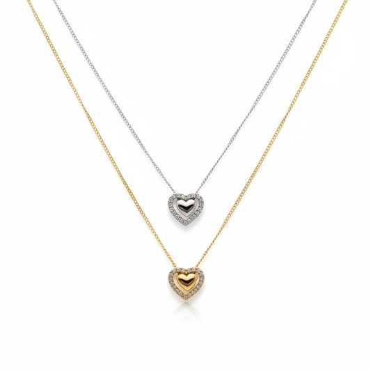 Collana Double Heart