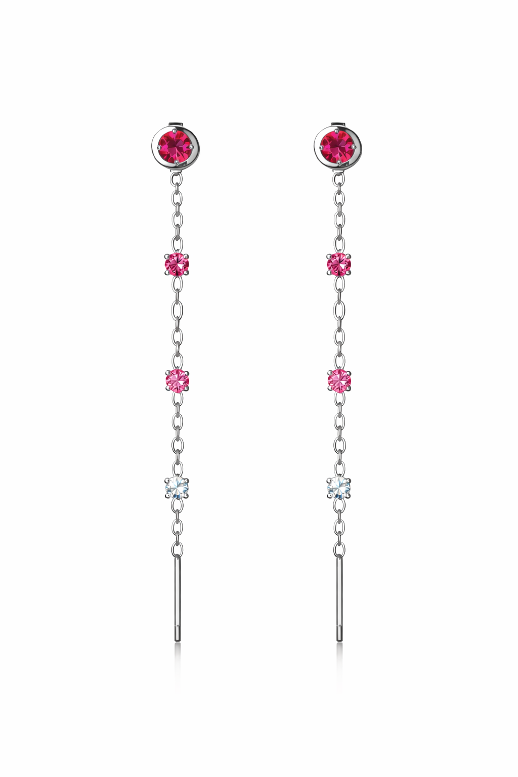 Orecchini cascata Biancaneve (coppia)