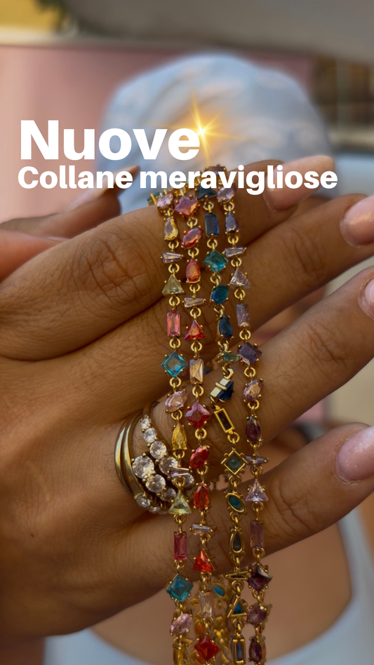 Collana mini crystal