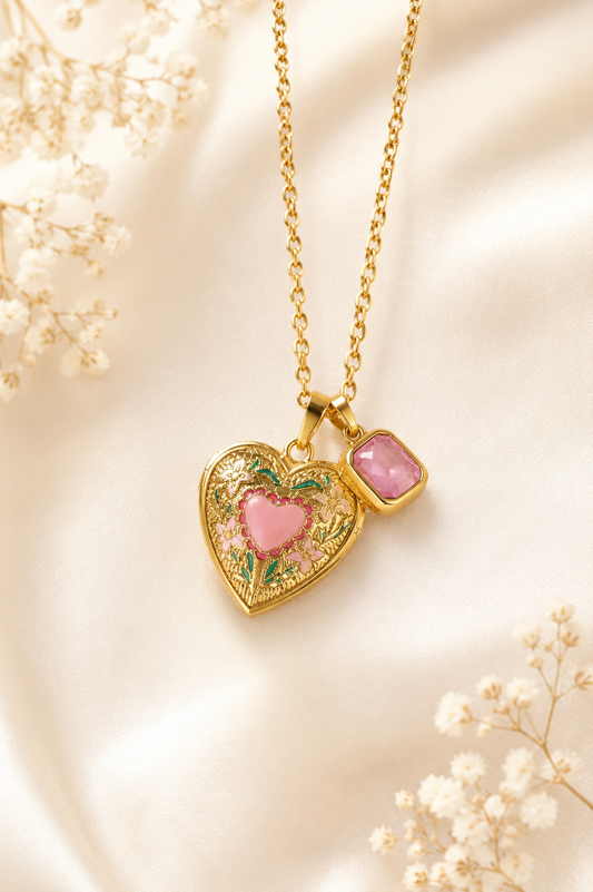 Collana Nastea Secret heart personalizzabile