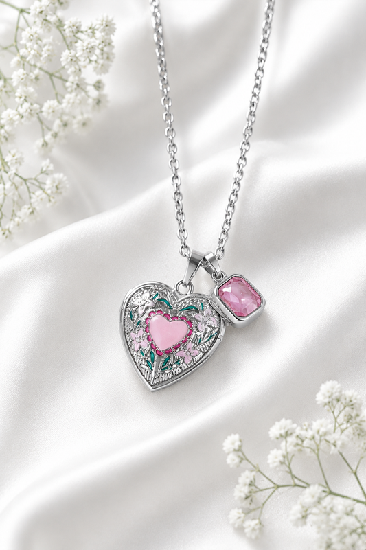 Collana Nastea Secret heart personalizzabile