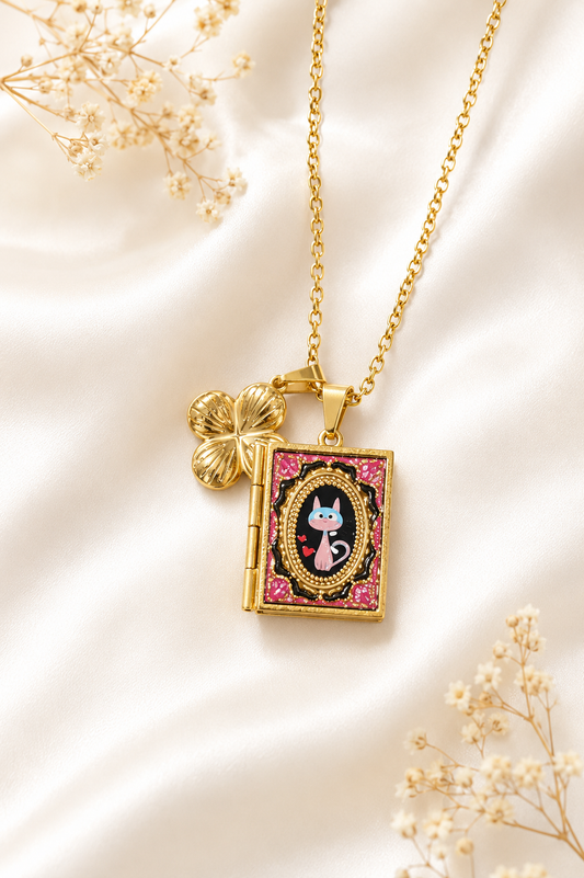 Collana Nastea Secret Cat personalizzabile
