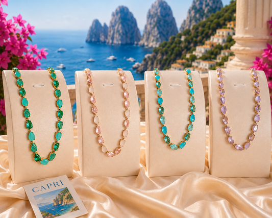 Combo collana orecchini Capri