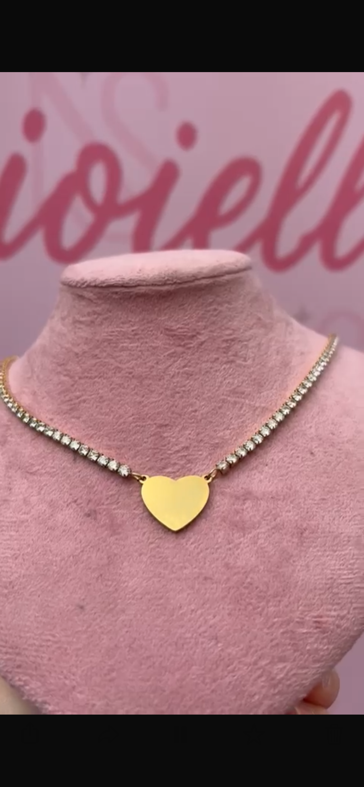 Collana Tennis Nastea Love 2.0