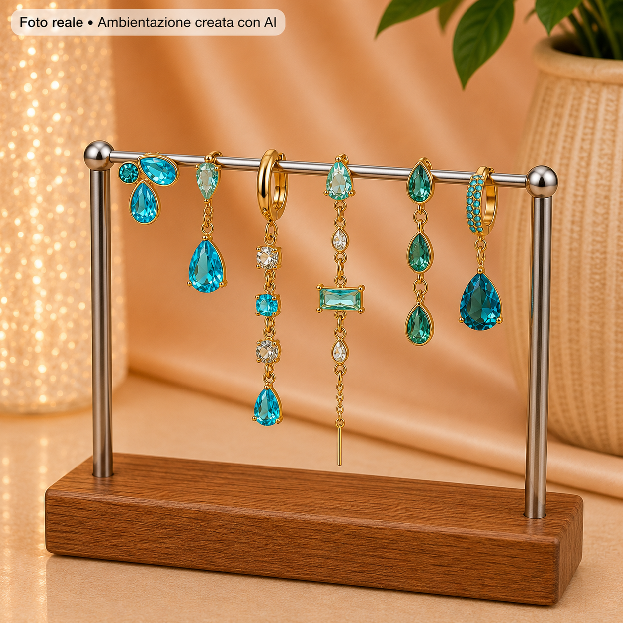 Set 6 Orecchini drop