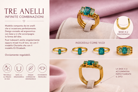 Anello tris Elisabeth