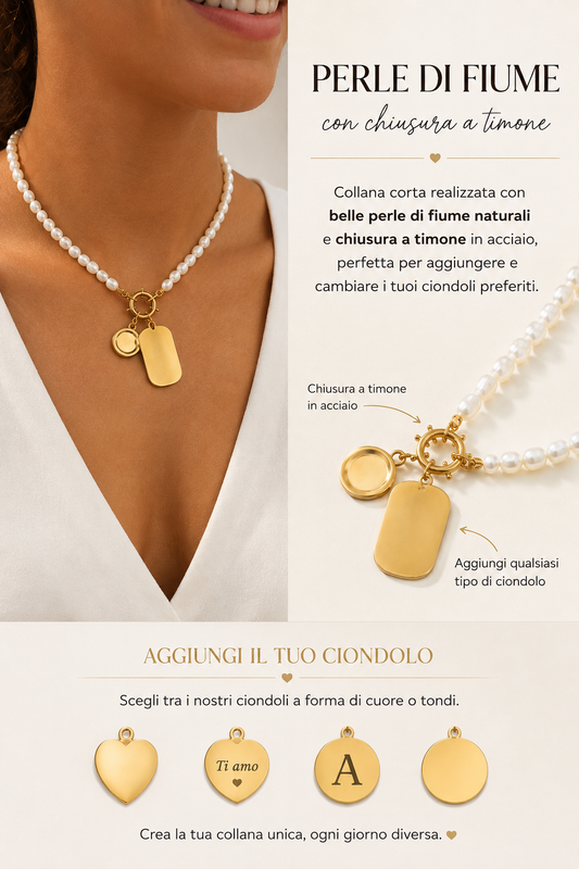 Collana Ariel con timone