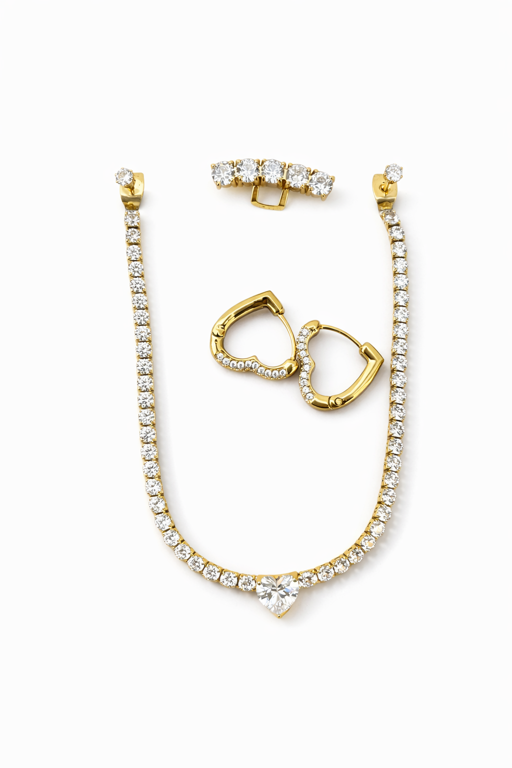Combo Camilla  by Nathy (2 paia di orecchini+cuff) se vuoi puoi anche inserire la collana