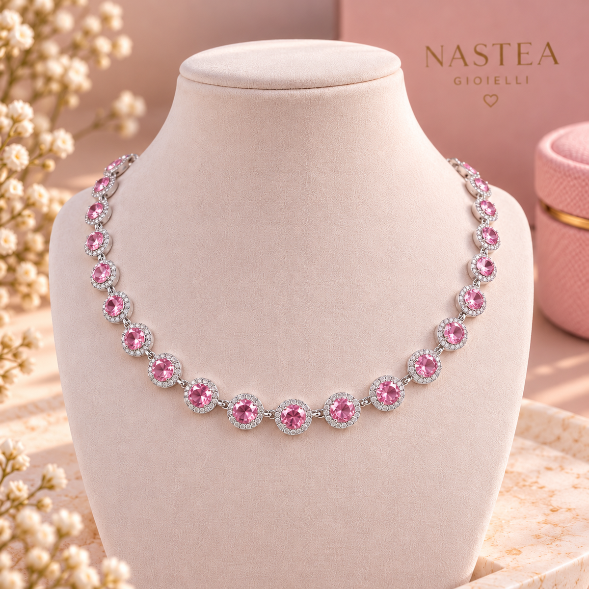 Collana Alissa pink