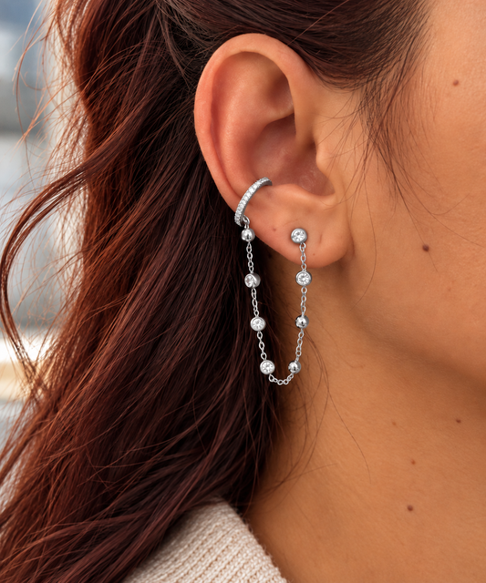 Orecchino Earcuff Shiny Lobe