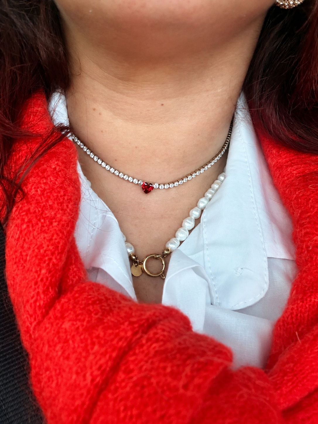 Collana Tennis Biancaneve