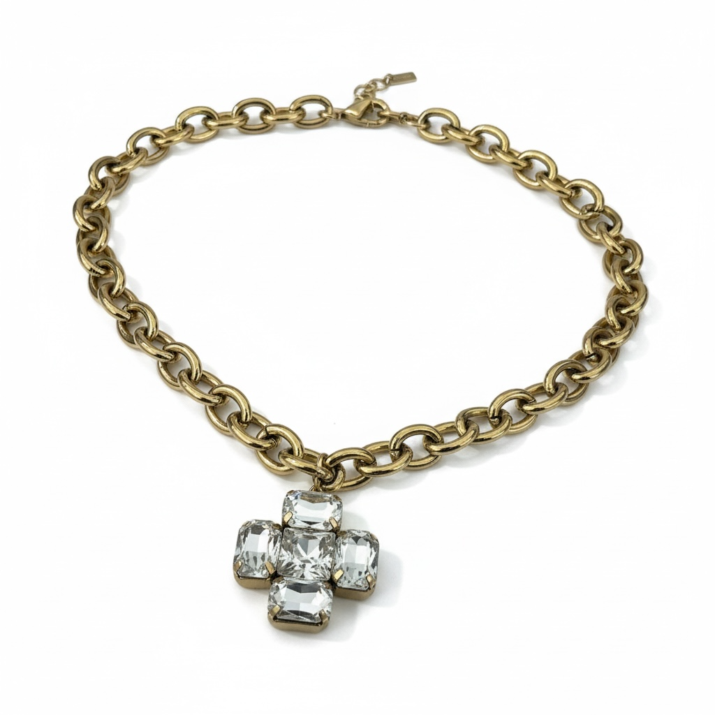 Collana Aurea Crystal