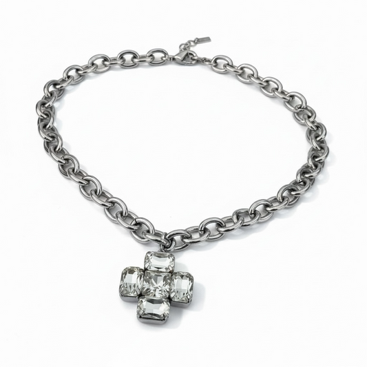 Collana Aurea Crystal