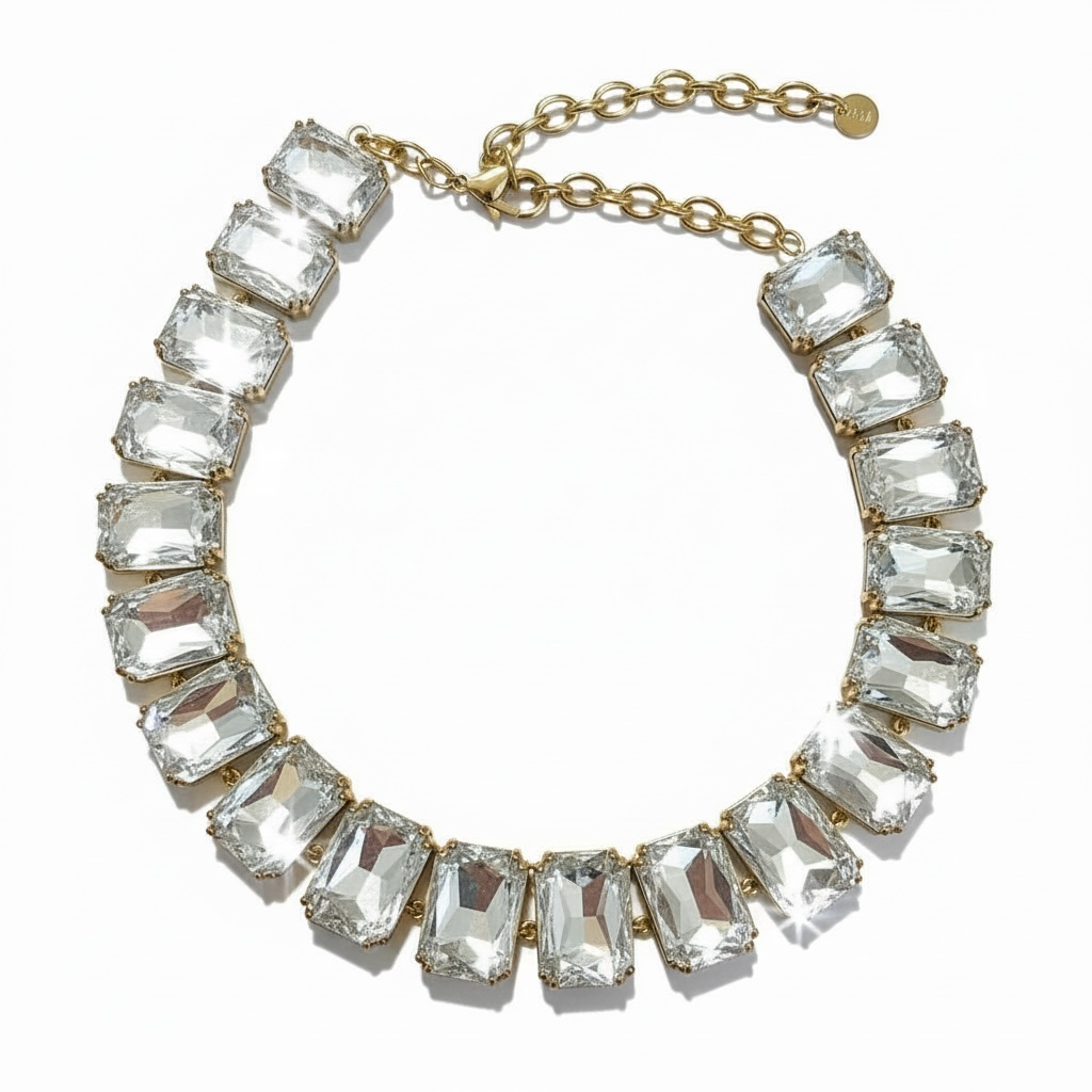 Collana Bracciale Orecchini Diamond set