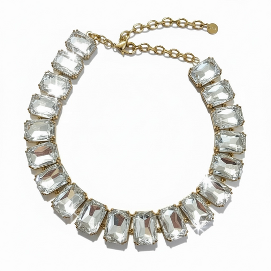 Collana Bracciale Orecchini Diamond set