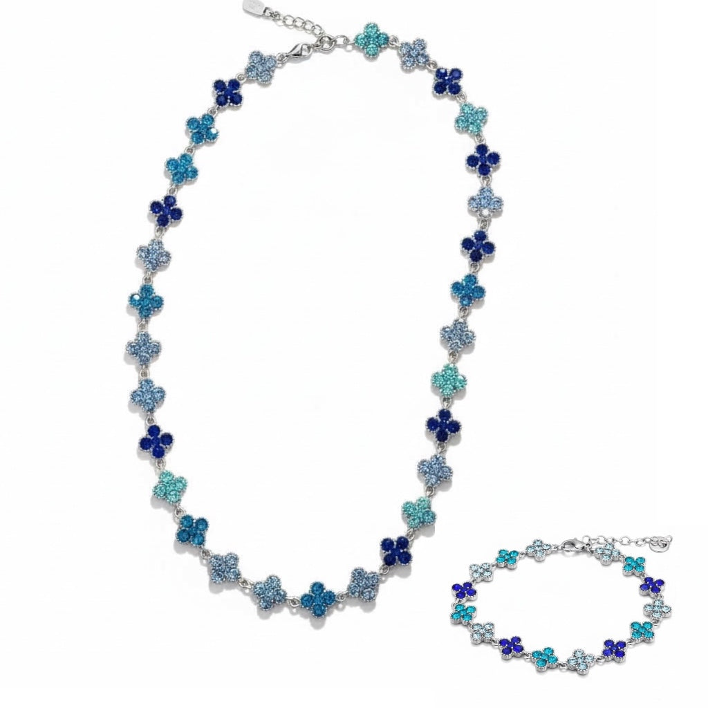 Collana Bracciale Floralis set