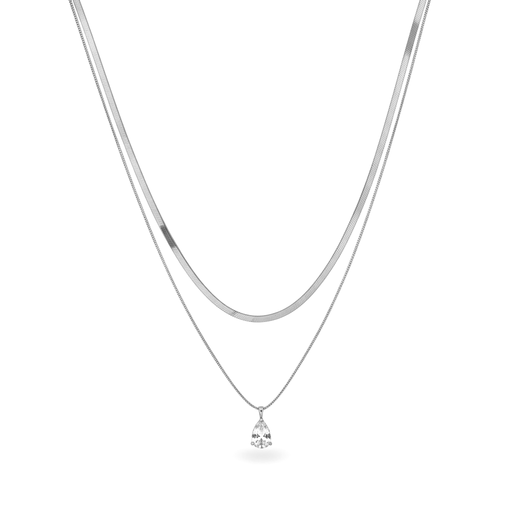 Collana Doppio Snake Luce