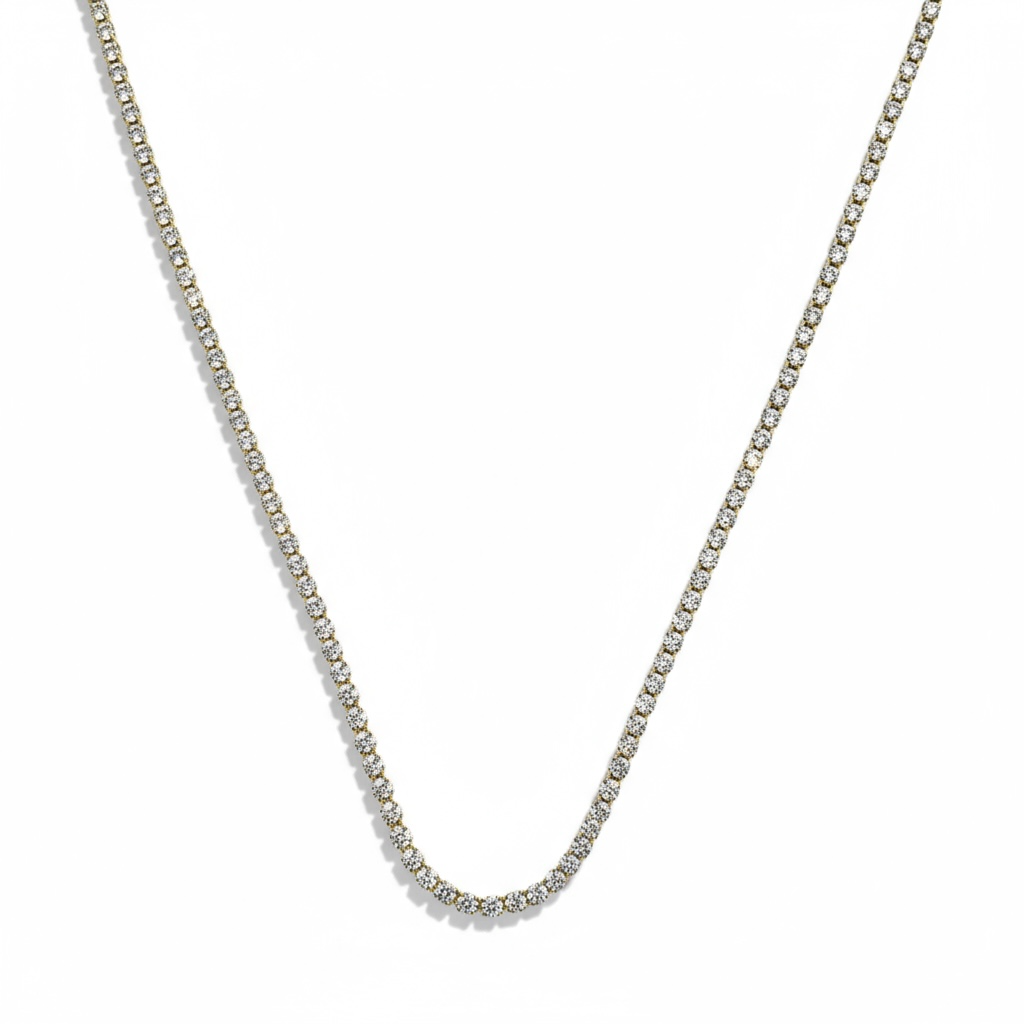 Collana Tennis 2mm con cursore