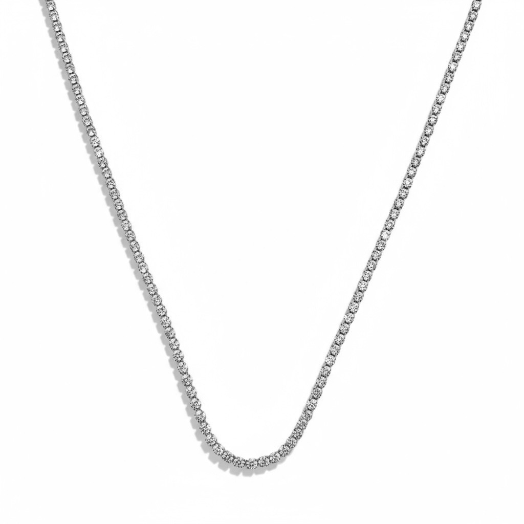 Collana Tennis 2mm con cursore