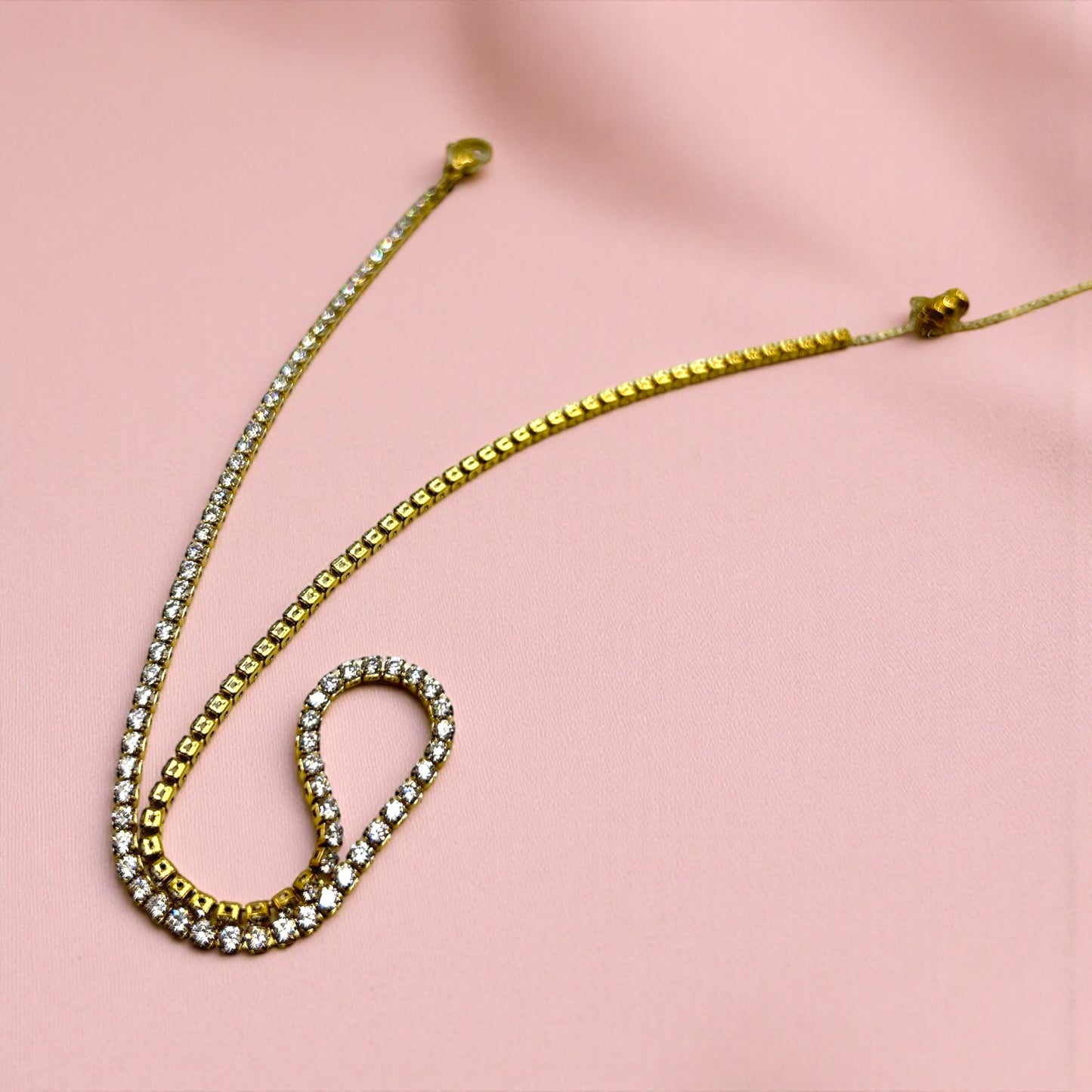 Collana Tennis 2mm con cursore