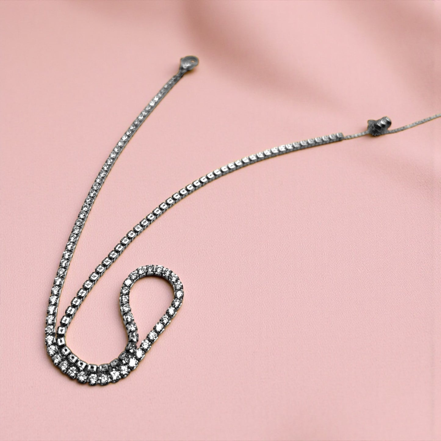 Collana Tennis 2mm con cursore