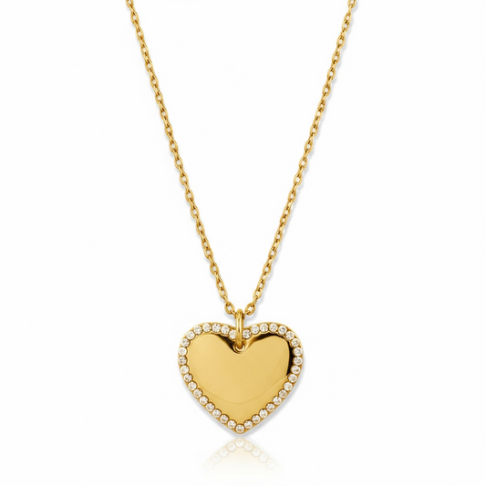 Collana Nastea Love con zirconi personalizzabile