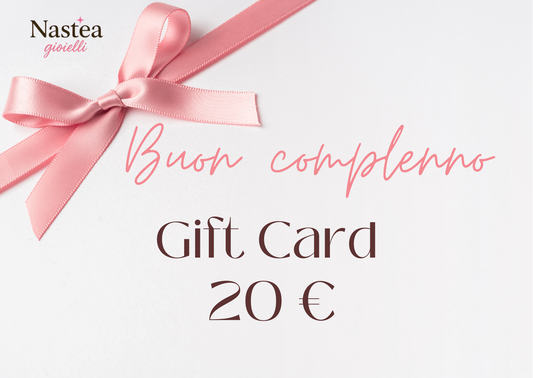 Gift Card Buon Compleanno Nastea gioielli