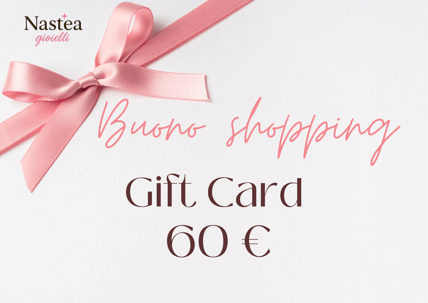 Gift Card Buon Compleanno Nastea gioielli